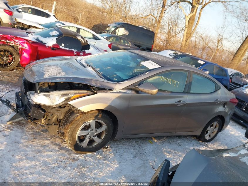 2014 Hyundai Elantra Se VIN: 5NPDH4AE7EH511209 Lot: 43948747