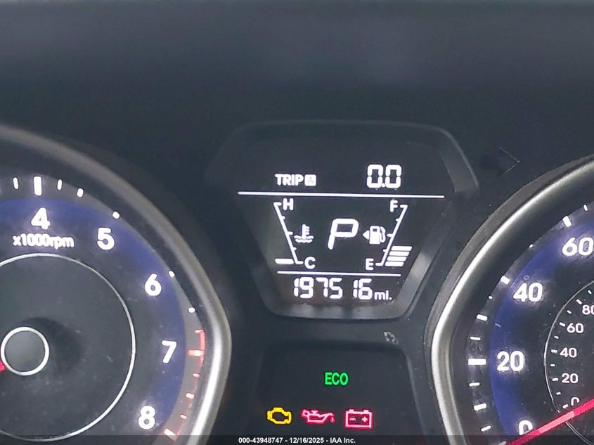 2014 Hyundai Elantra Se VIN: 5NPDH4AE7EH511209 Lot: 43948747