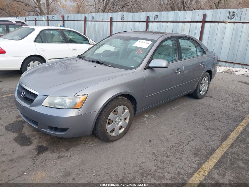 2008 Hyundai Sonata Gls VIN: 5NPET46C68H373466 Lot: 43948763