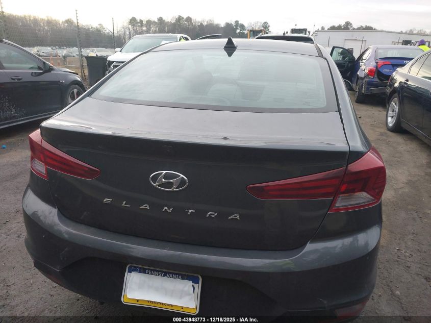2020 Hyundai Elantra Sel VIN: 5NPD84LF6LH568536 Lot: 43948773