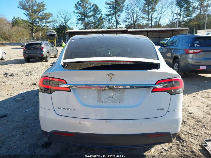 2017 Tesla Model X 100D/75D/90D VIN: 5YJXCBE20HF034822 Lot: 43948783