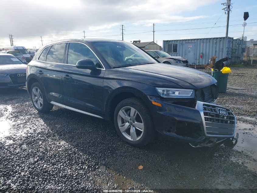 2019 Audi Q5 45 Premium VIN: WA1ANAFY3K2037652 Lot: 43948790