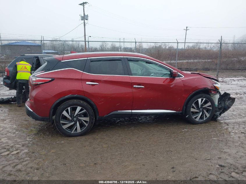 2018 Nissan Murano Platinum VIN: 5N1AZ2MH5JN147081 Lot: 43948795