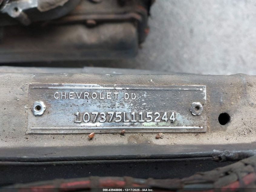 1965 Chevrolet Corvair VIN: 107375L115244 Lot: 43948806