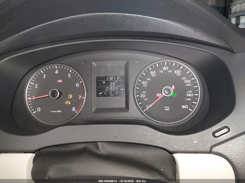 2012 Volkswagen Jetta 2.5L Se VIN: 3VWDP7AJ4CM422302 Lot: 43948814