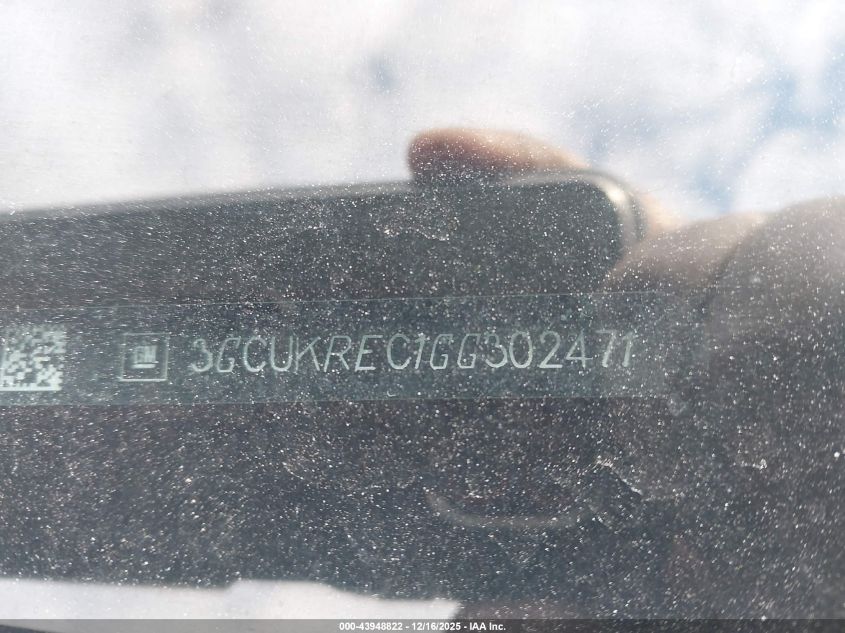 2016 Chevrolet Silverado 1500 2Lt VIN: 3GCUKREC1GG302471 Lot: 43948822