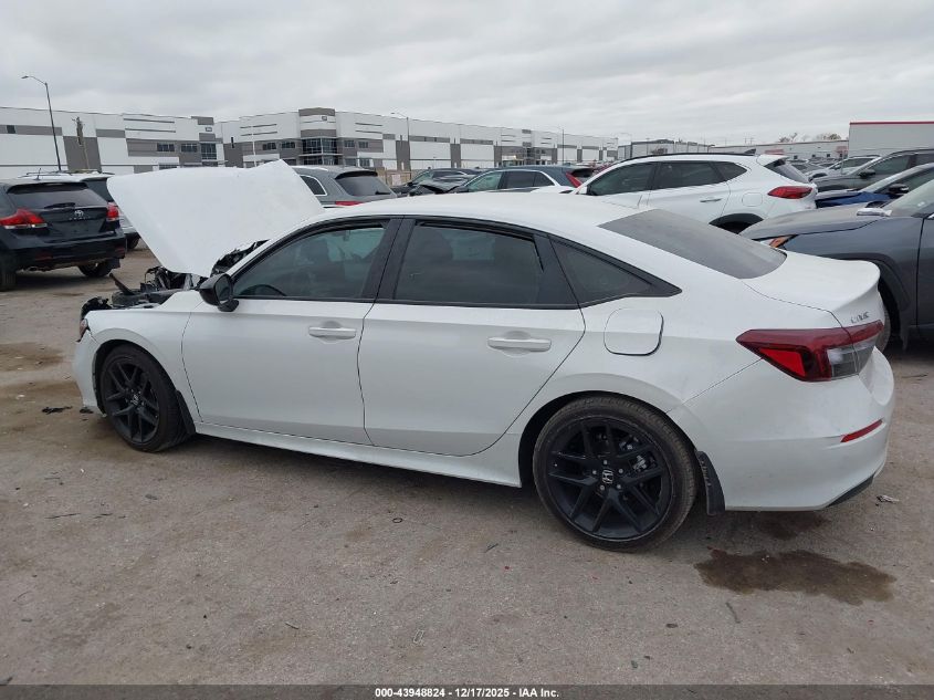 2025 Honda Civic Sport VIN: 2HGFE2F50SH596687 Lot: 43948824