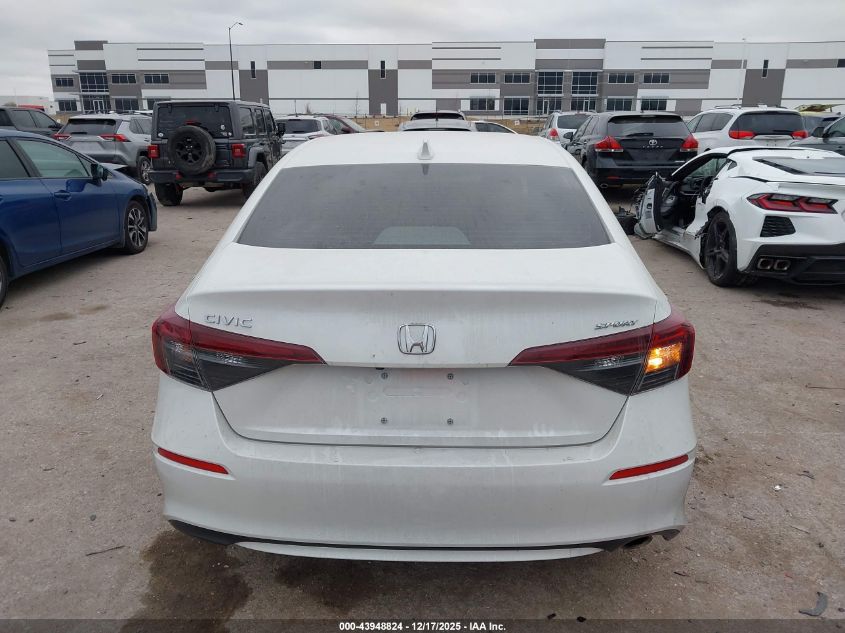 2025 Honda Civic Sport VIN: 2HGFE2F50SH596687 Lot: 43948824