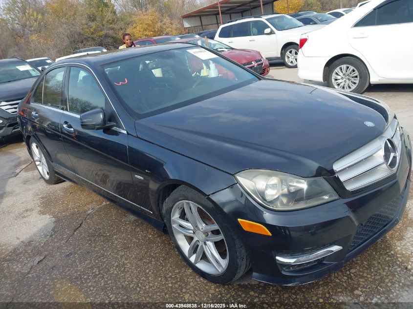 2012 Mercedes-Benz C 250 Sport VIN: WDDGF4HB9CR213996 Lot: 43948838