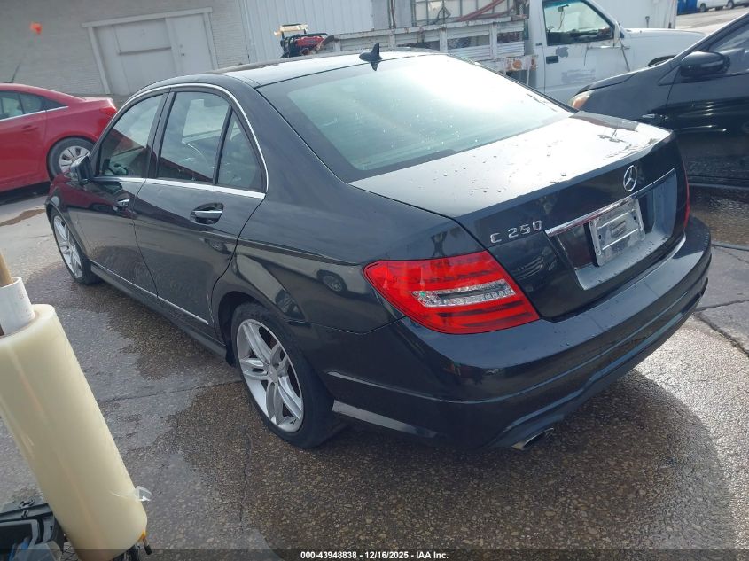 2012 Mercedes-Benz C 250 Sport VIN: WDDGF4HB9CR213996 Lot: 43948838