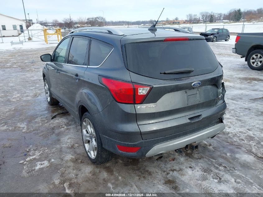 2019 Ford Escape Titanium VIN: 1FMCU9J91KUB92295 Lot: 43948846