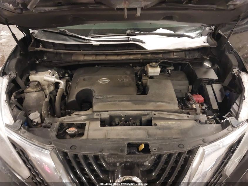 2018 Nissan Murano Sv VIN: 5N1AZ2MG0JN116117 Lot: 43948860