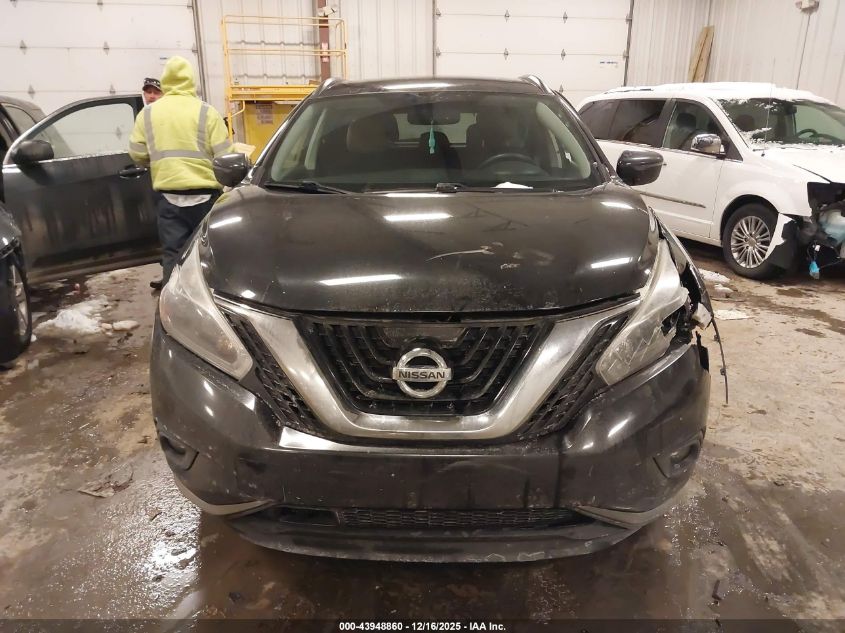 2018 Nissan Murano Sv VIN: 5N1AZ2MG0JN116117 Lot: 43948860