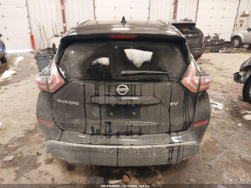 2018 Nissan Murano Sv VIN: 5N1AZ2MG0JN116117 Lot: 43948860