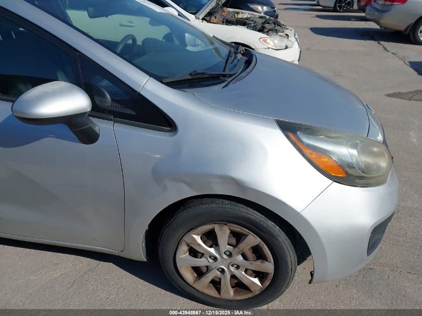 2013 Kia Rio Lx VIN: KNADM4A36D6199075 Lot: 43948867