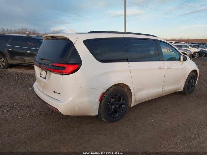 Vin: 2c4rc1l70mr548511, lot: 44444511, chrysler pacifica hybrid touring l 20214