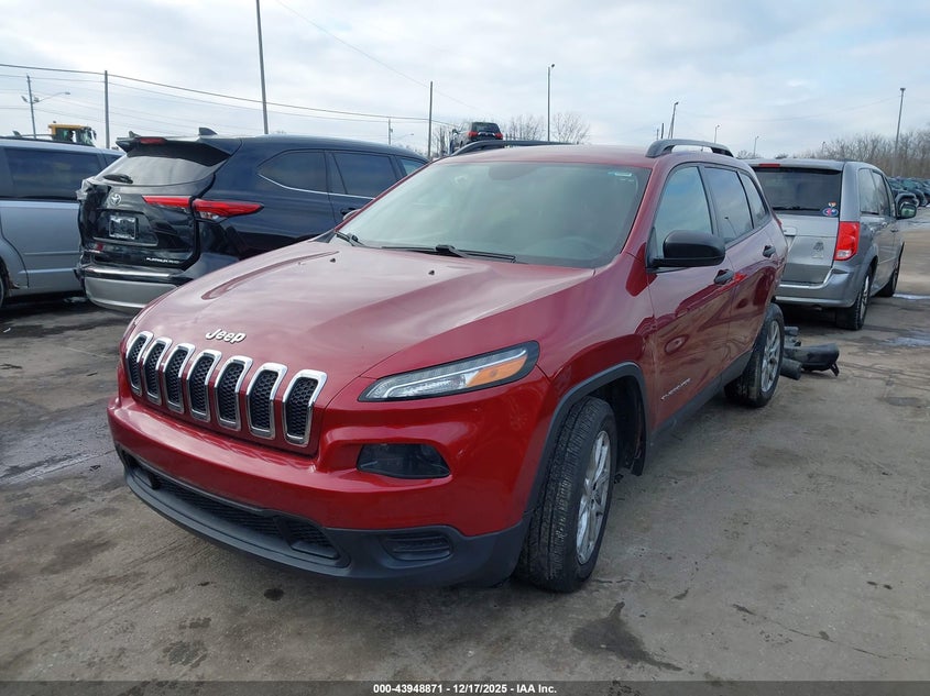 VIN 1C4PJLAB3HW652388 2017 JEEP CHEROKEE SPORT FWD