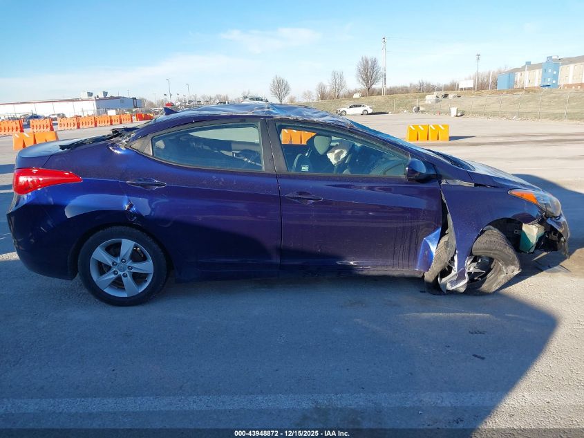 2013 Hyundai Elantra Gls VIN: 5NPDH4AE4DH369965 Lot: 43948872