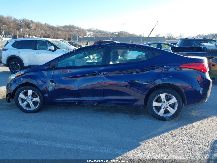 2013 Hyundai Elantra Gls VIN: 5NPDH4AE4DH369965 Lot: 43948872