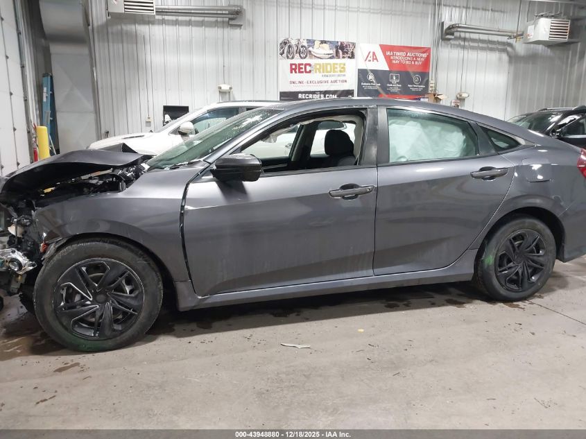 2020 Honda Civic Lx VIN: 2HGFC2F61LH574438 Lot: 43948880