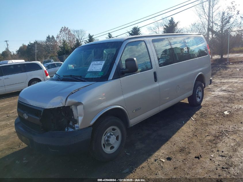 2006 Chevrolet Express Passenger Ls (Gov't Order Types Fg0 Fbc Only) VIN: 1GAGG25V561232454 Lot: 43948884
