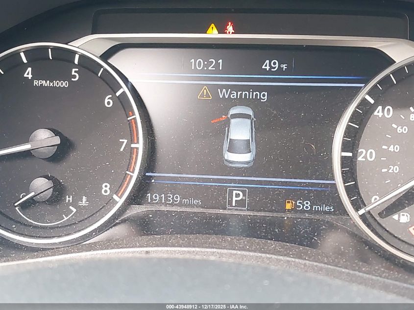 2025 Nissan Altima Sv Awd VIN: 1N4BL4DW8SN374308 Lot: 43948912