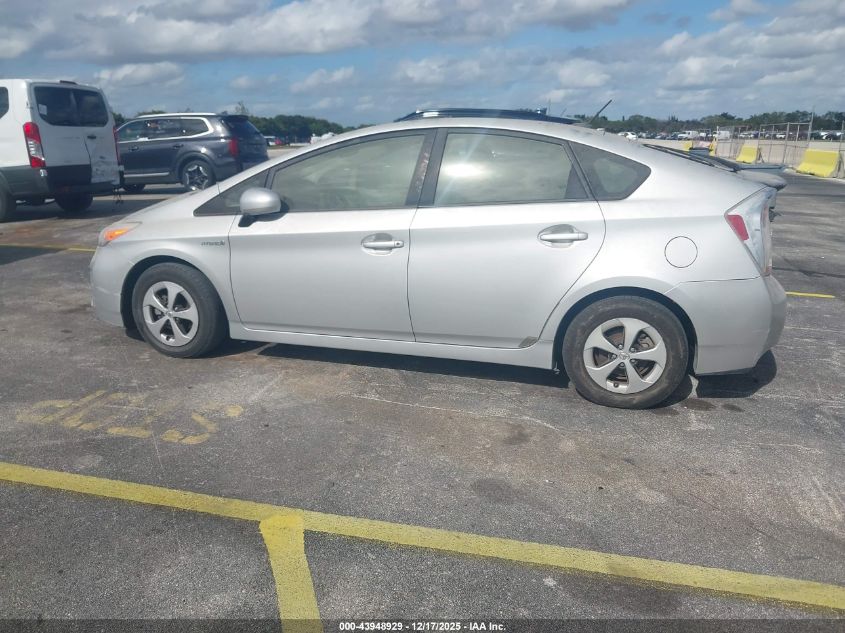 2012 Toyota Prius Three VIN: JTDKN3DU9C5502215 Lot: 43948929