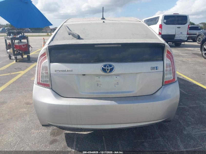 2012 Toyota Prius Three VIN: JTDKN3DU9C5502215 Lot: 43948929