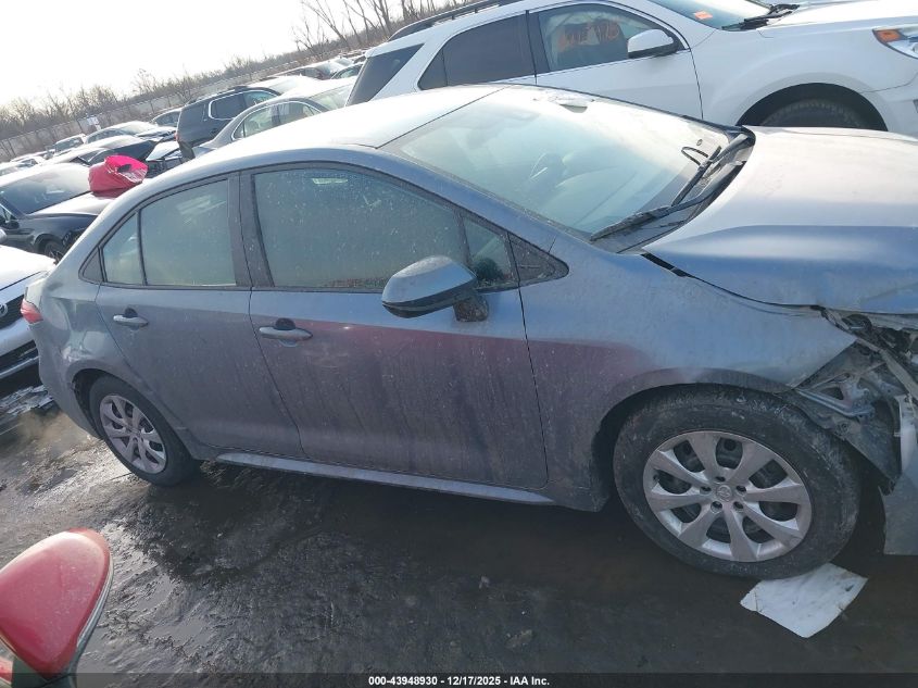 2022 Toyota Corolla Le VIN: 5YFEPMAE9NP325522 Lot: 43948930