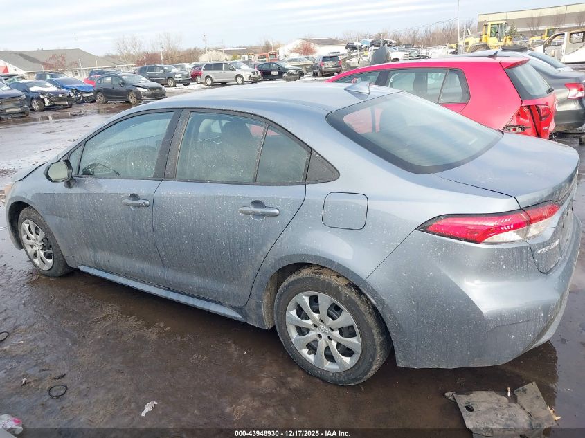 2022 Toyota Corolla Le VIN: 5YFEPMAE9NP325522 Lot: 43948930