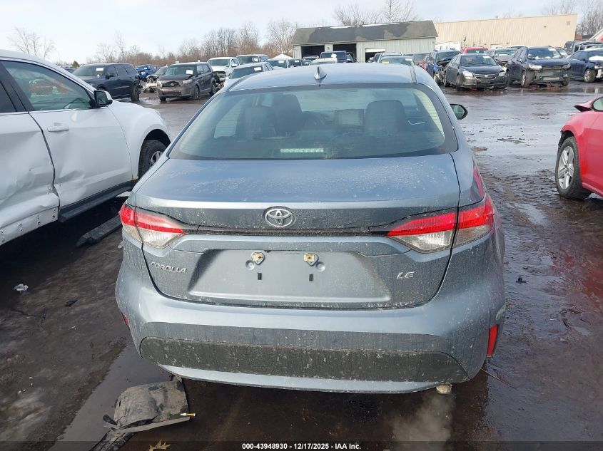 2022 Toyota Corolla Le VIN: 5YFEPMAE9NP325522 Lot: 43948930