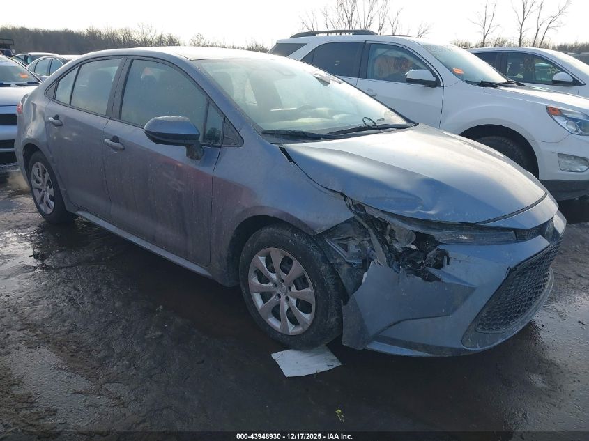 2022 Toyota Corolla Le VIN: 5YFEPMAE9NP325522 Lot: 43948930