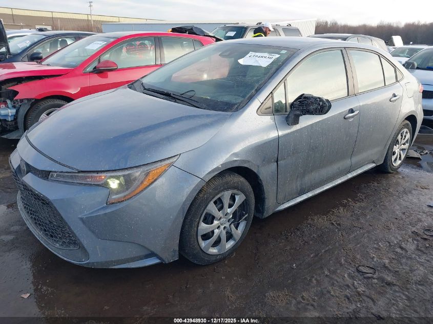 2022 Toyota Corolla Le VIN: 5YFEPMAE9NP325522 Lot: 43948930