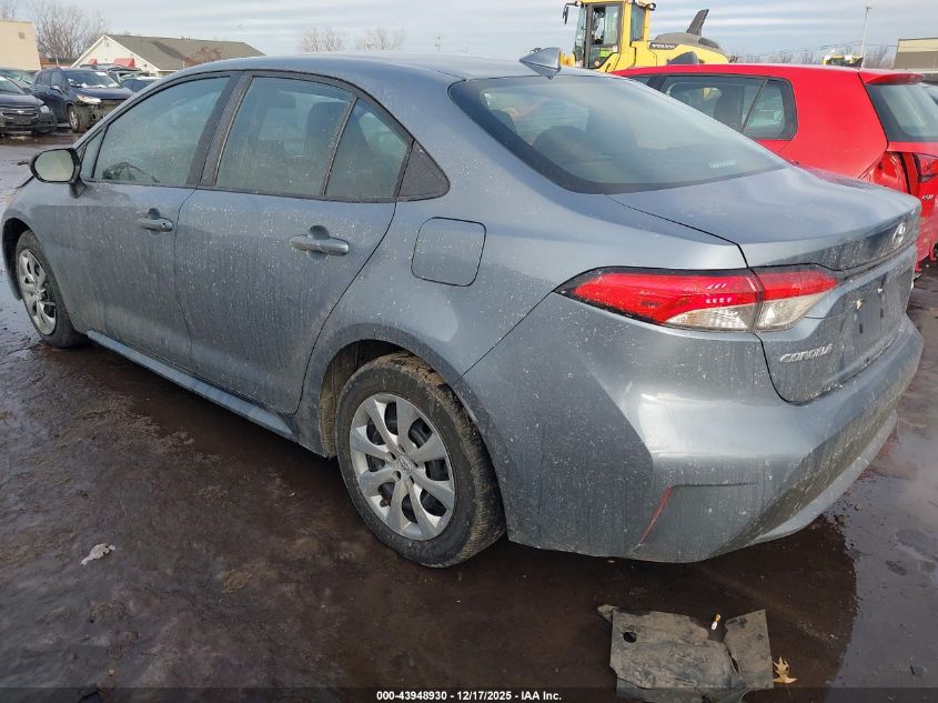 2022 Toyota Corolla Le VIN: 5YFEPMAE9NP325522 Lot: 43948930