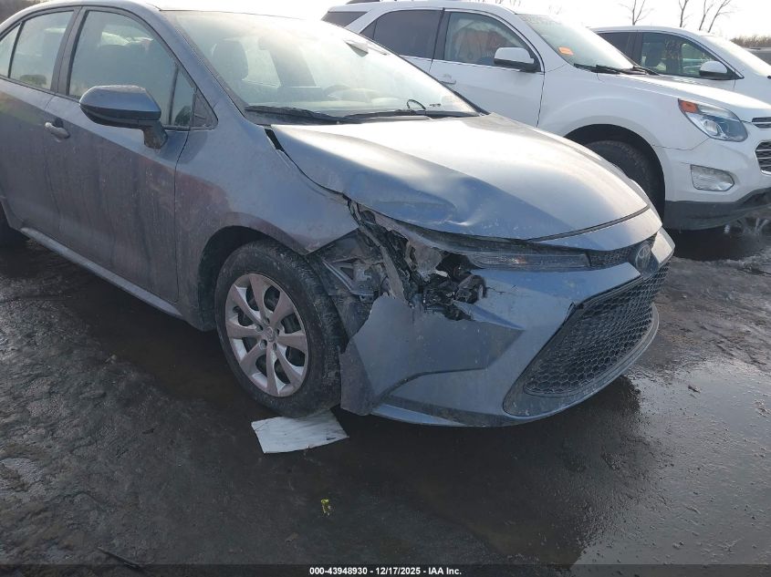 2022 Toyota Corolla Le VIN: 5YFEPMAE9NP325522 Lot: 43948930