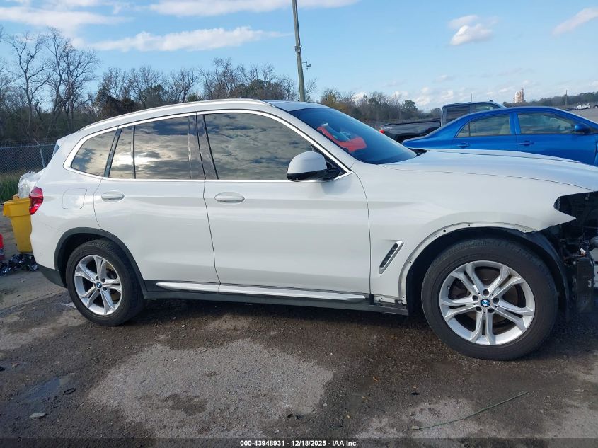 2021 BMW X3 Sdrive30I VIN: 5UXTY3C04M9F71965 Lot: 43948931