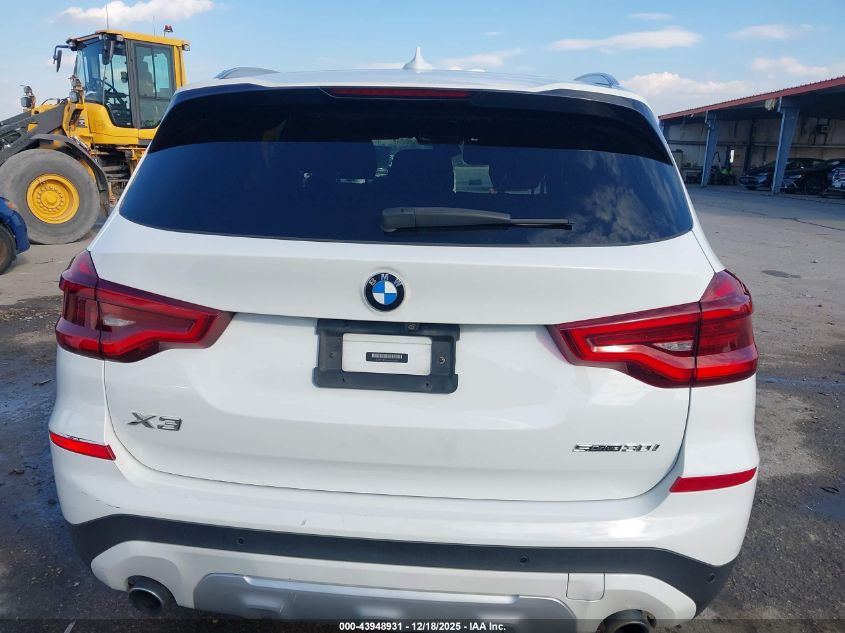 2021 BMW X3 Sdrive30I VIN: 5UXTY3C04M9F71965 Lot: 43948931