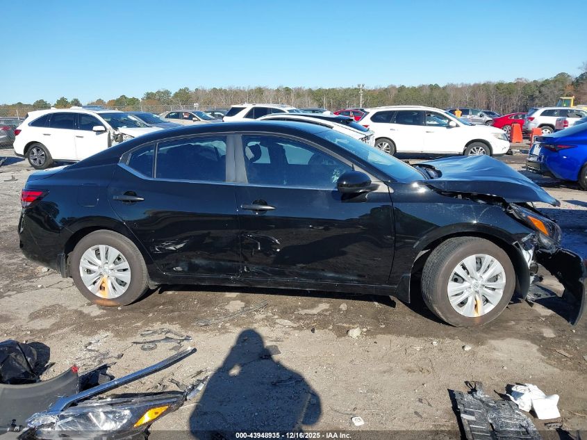 2025 Nissan Sentra S VIN: 3N1AB8BV7SY368015 Lot: 43948935