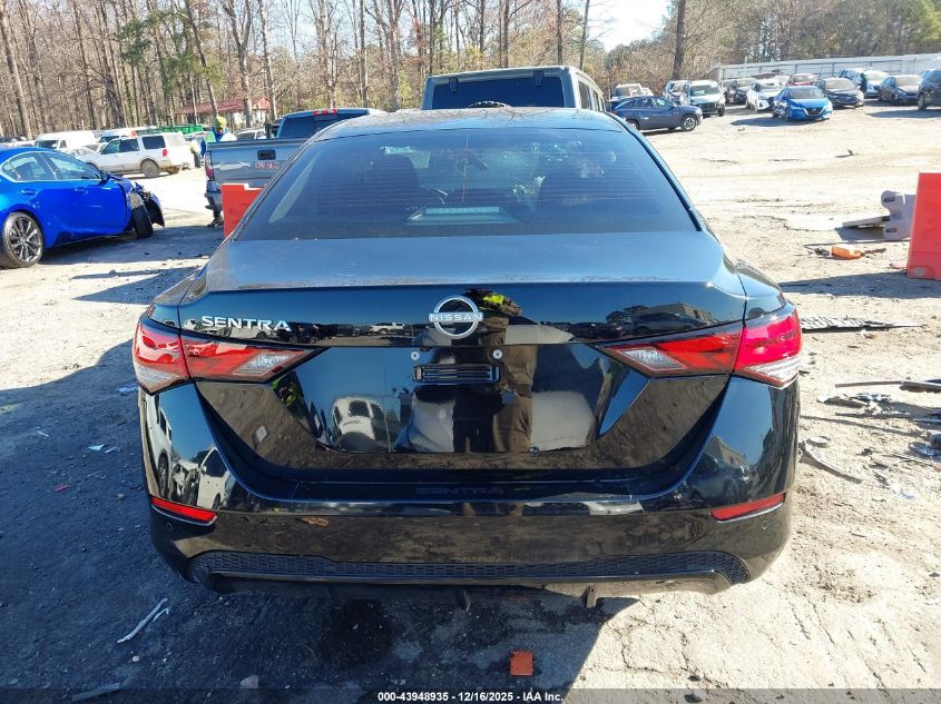 2025 Nissan Sentra S VIN: 3N1AB8BV7SY368015 Lot: 43948935