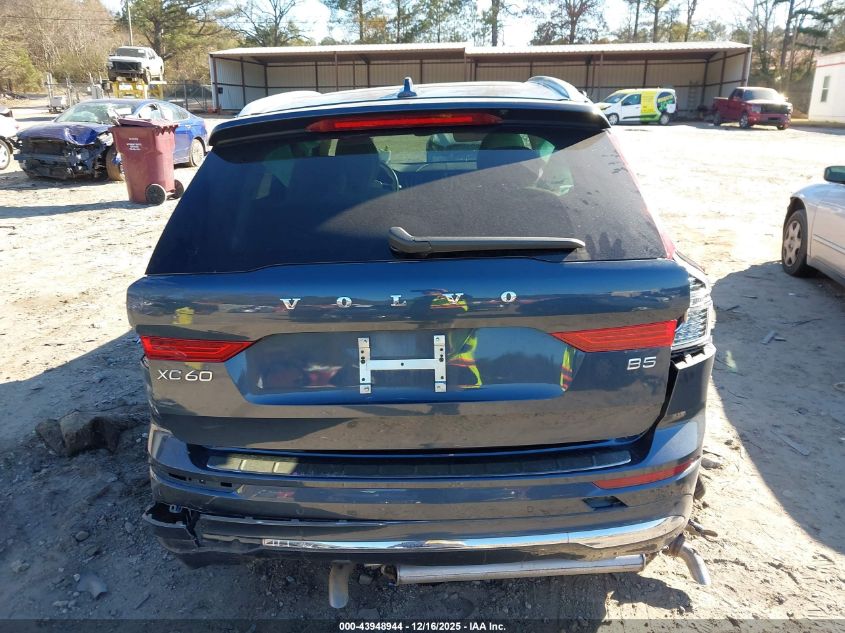 2023 Volvo Xc60 B5 Plus Bright Theme VIN: YV4L12DN4P1254968 Lot: 43948944