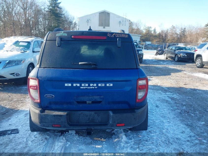 2023 Ford Bronco Sport Outer Banks VIN: 3FMCR9C67PRD21577 Lot: 43948951