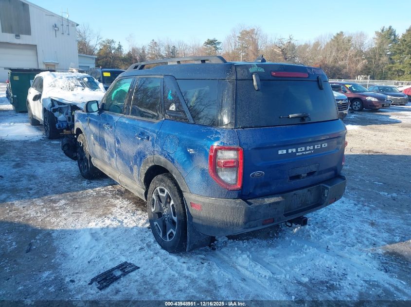 2023 Ford Bronco Sport Outer Banks VIN: 3FMCR9C67PRD21577 Lot: 43948951