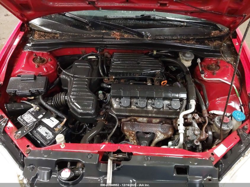 2005 Honda Civic Vp VIN: 1HGES16305L003804 Lot: 43948952