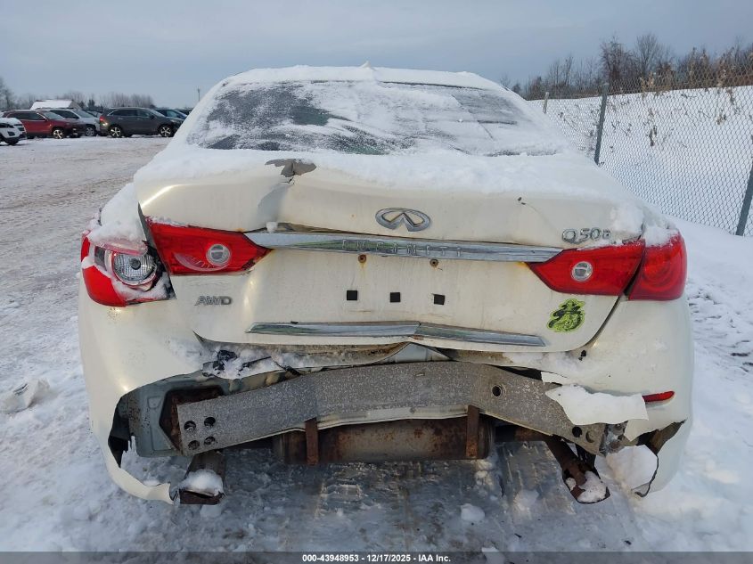 2015 Infiniti Q50 VIN: JN1BV7AR4FM392940 Lot: 43948953