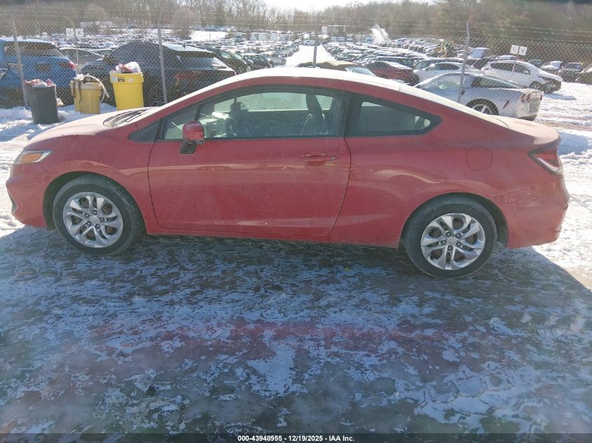 2014 Honda Civic Lx VIN: 2HGFG3B54EH524966 Lot: 43948955