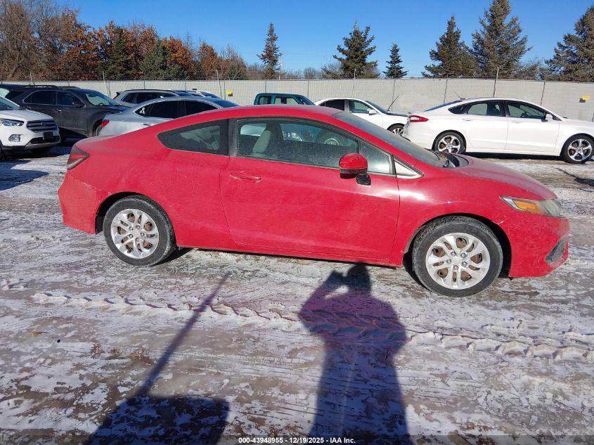 2014 Honda Civic Lx VIN: 2HGFG3B54EH524966 Lot: 43948955