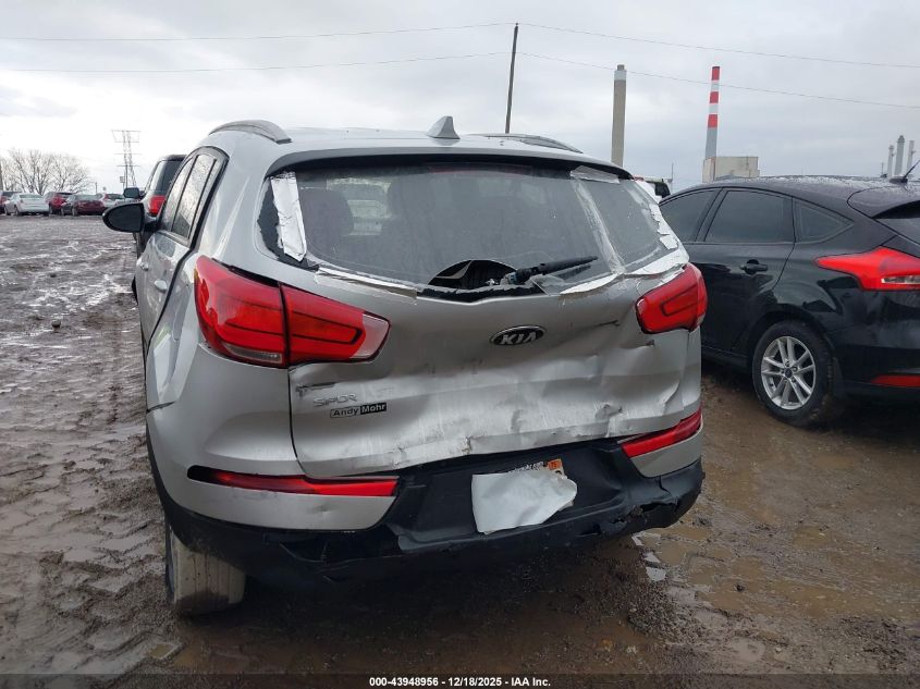 2014 Kia Sportage Lx VIN: KNDPB3AC9E7548113 Lot: 43948956