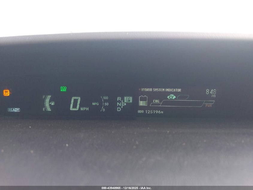 2014 Toyota Prius Two VIN: JTDKN3DU3E1856855 Lot: 43948965