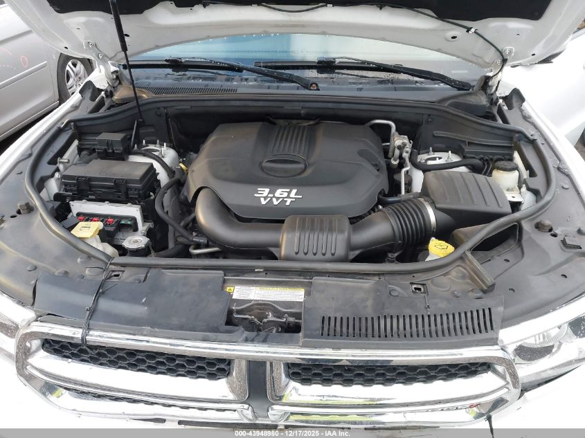 2013 Dodge Durango Sxt VIN: 1C4RDHAG6DC637291 Lot: 43948980