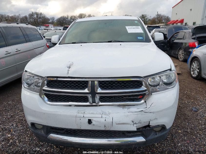 2013 Dodge Durango Sxt VIN: 1C4RDHAG6DC637291 Lot: 43948980